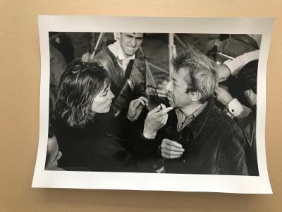 Marc SIMON - Serge Gainsbourg et Jane Birkin, 1984- Photographie argentique 2